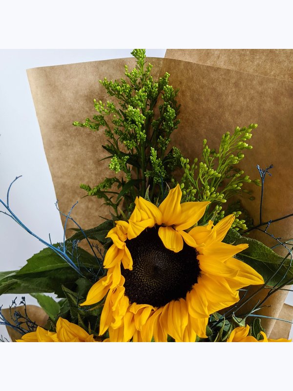 3 sunflowers