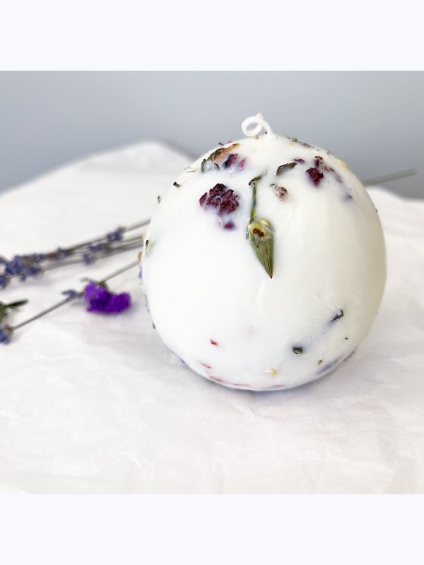 Botanical candle Sphere
