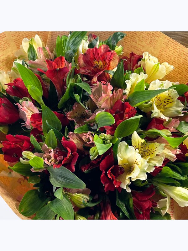 Alstroemeria in craft