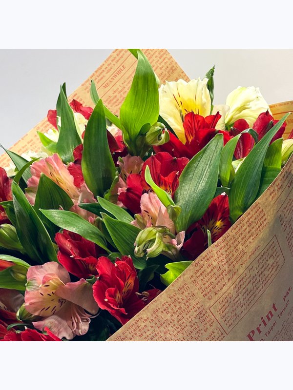Alstroemeria in craft