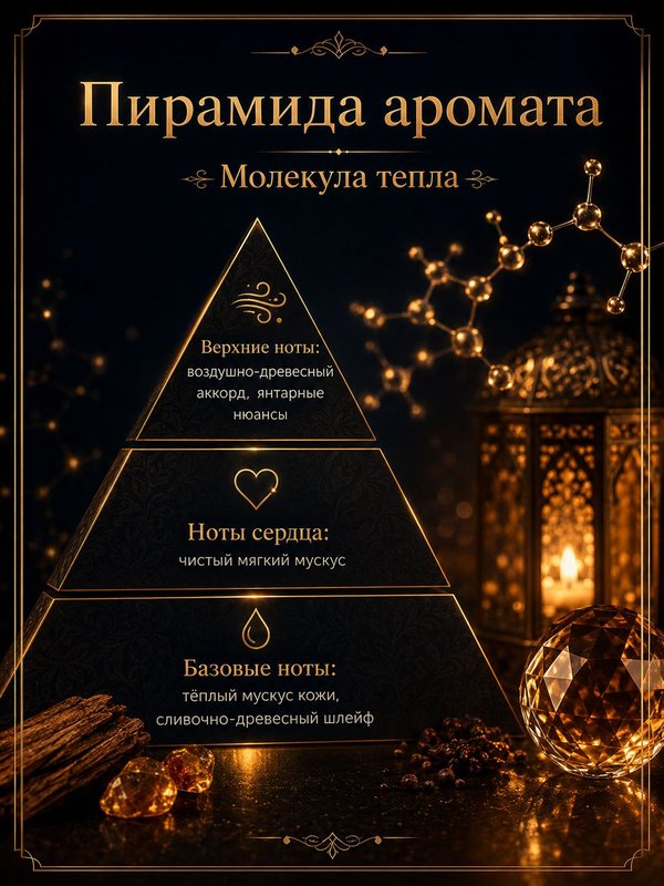 Масляные духи Молекула тепла, 10 мл