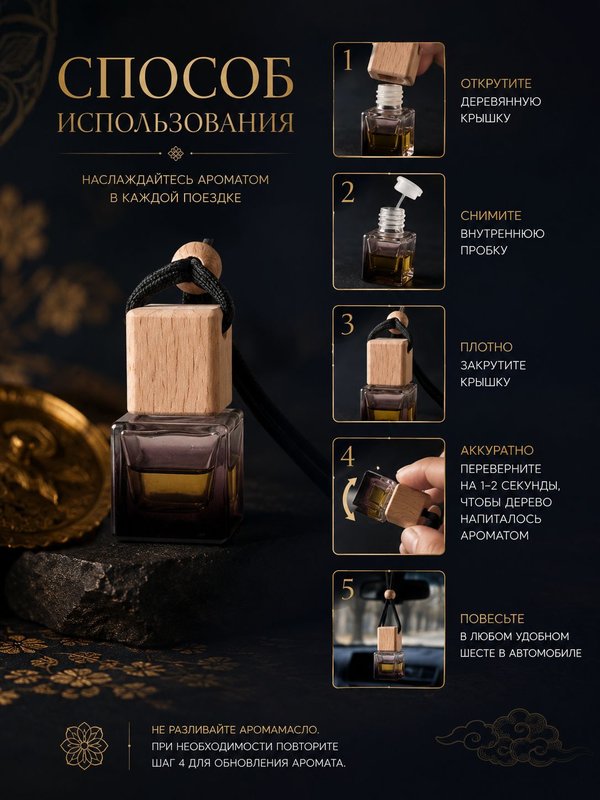 Автопарфюм Личи и пачули, 7 мл