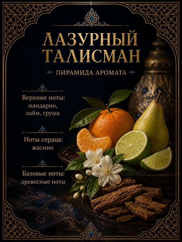 Масляные духи Лазурный талисман, 3 мл