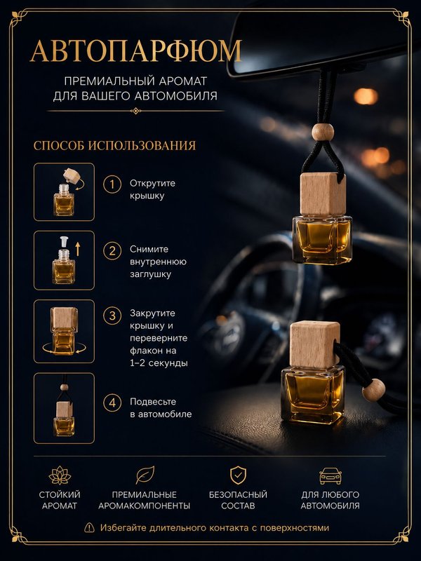 Автопарфюм Виноградный трюфель, 7 мл