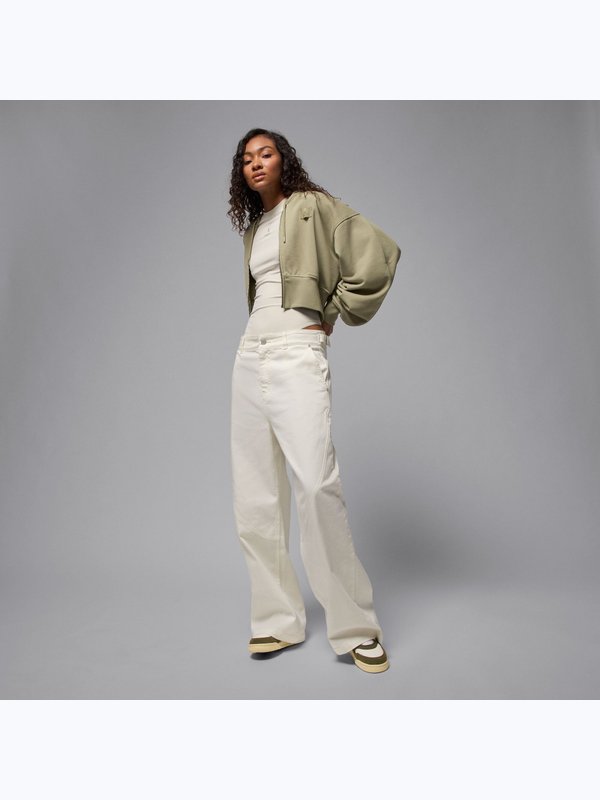 Hanorac Jordan Flight Fleece Cropped Satin-Lined