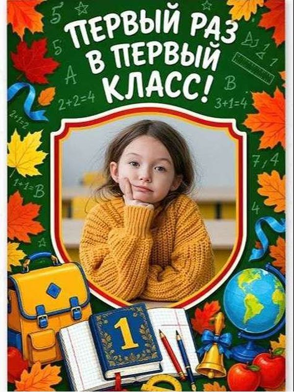 С 1 сентября! | Магнит, фотография, холст