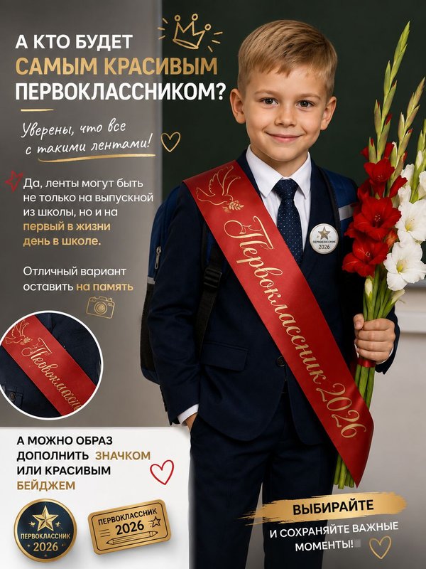Лента ПЕРВОКЛАССНИК