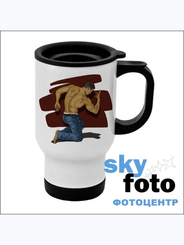 Автокружка белая