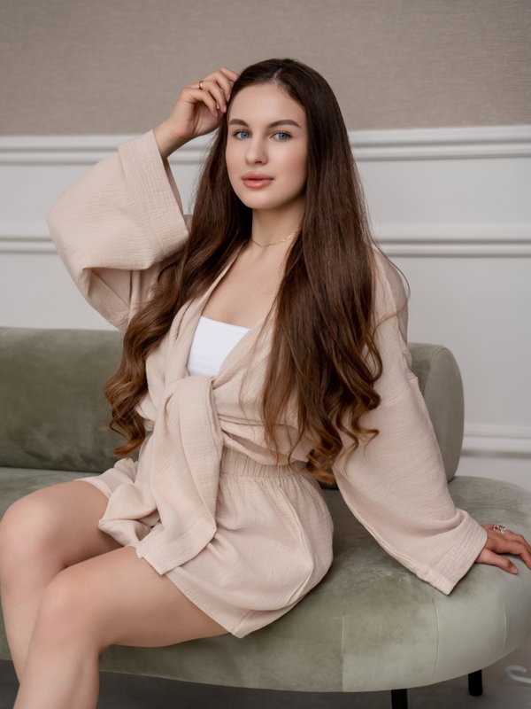 Женский костюм кимоно+шорты 40-48