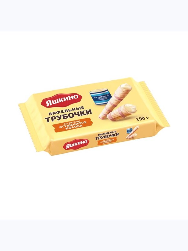 Вафельные трубочки «Яшкино» 190гр в ассортименте