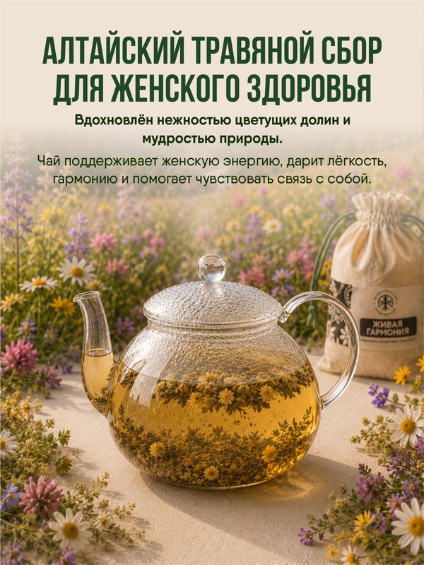 Живая Алхимия Травяной чай Живая Гармония 100г