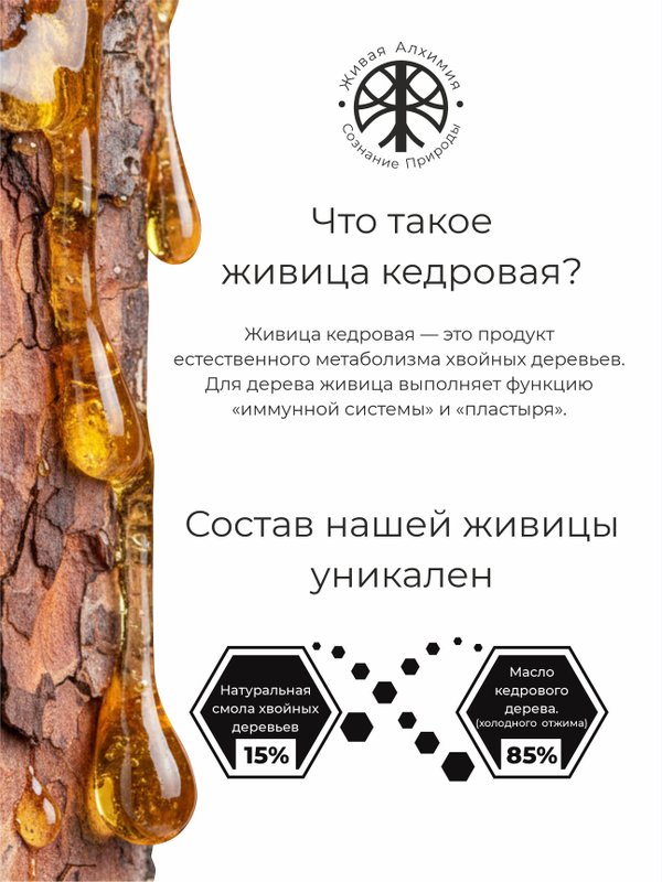 Живица кедровая 100 мл