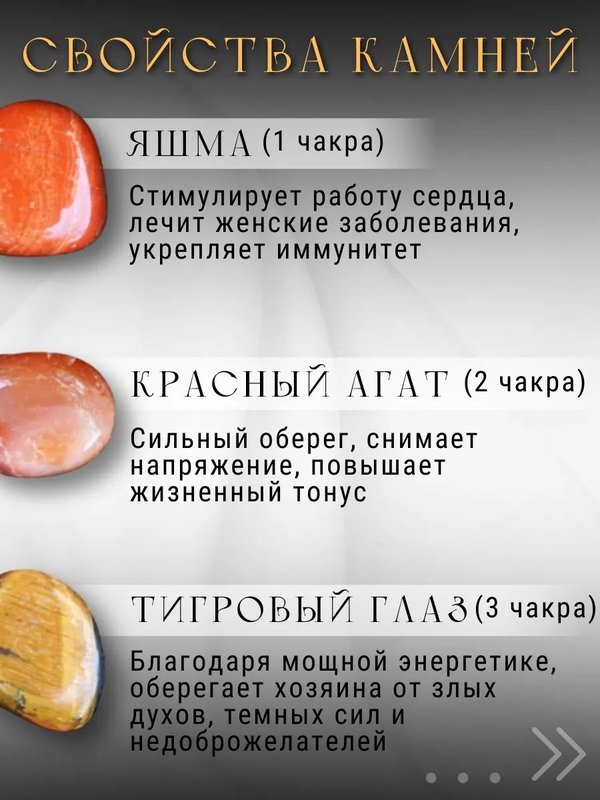 Оберег браслет на руку из натуральных камней 7 чакр