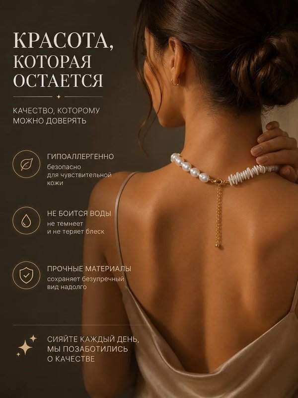 Колье из жемчуга Майорка