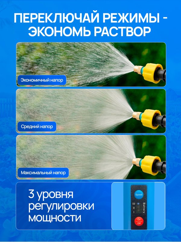 Опрыскиватель садовый аккумуляторный Riclend