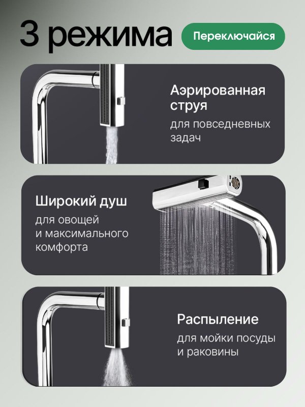 Смеситель для кухни с гибким выдвижным изливом из нержавеющей стали, смеситель для раковины, смеситель на кухню для мойки, смеситель кухонный хром глянец