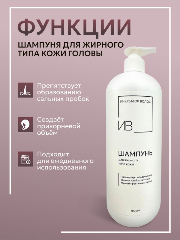 Шампунь для жирного типа кожи головы