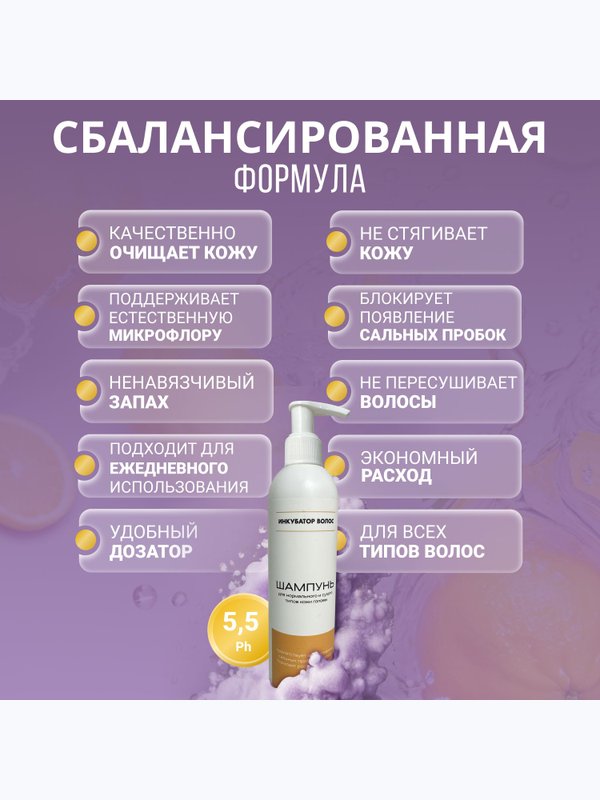 Шампунь для жирного типа кожи головы