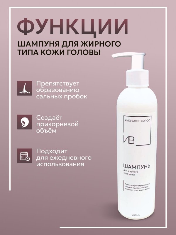 Шампунь для жирного типа кожи головы