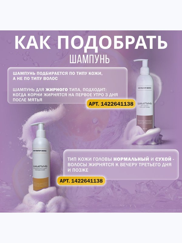 Шампунь для жирного типа кожи головы
