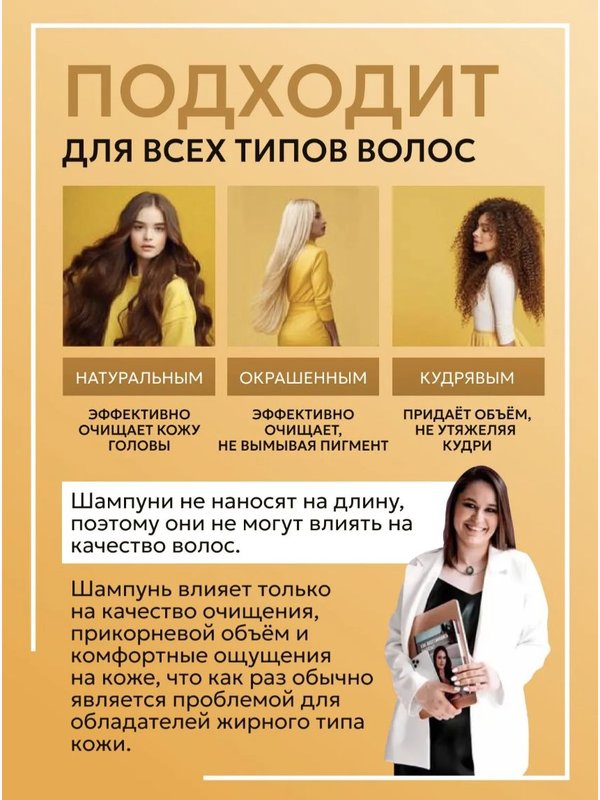 Шампунь для жирного типа кожи головы