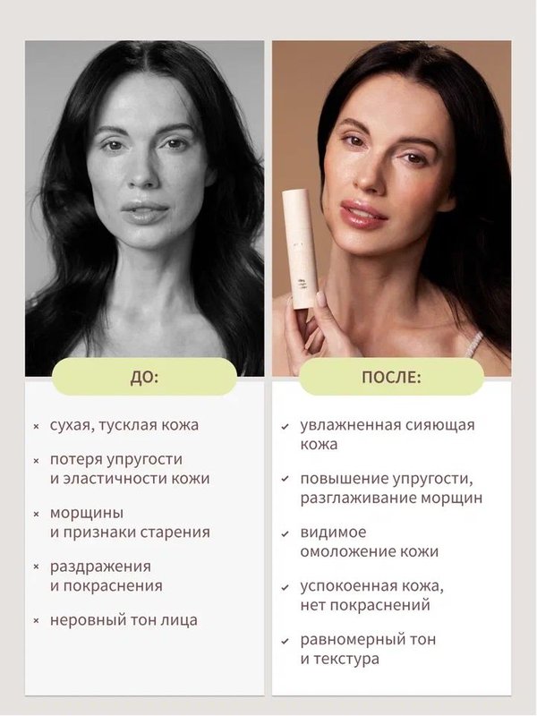 Сыворотка для лица увлажняющая с лифтинг эффектом от морщин, Корея