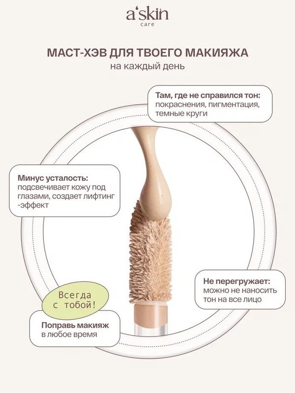 Консилер для лица и глаз увлажняющий, жидкий оттенок #fair