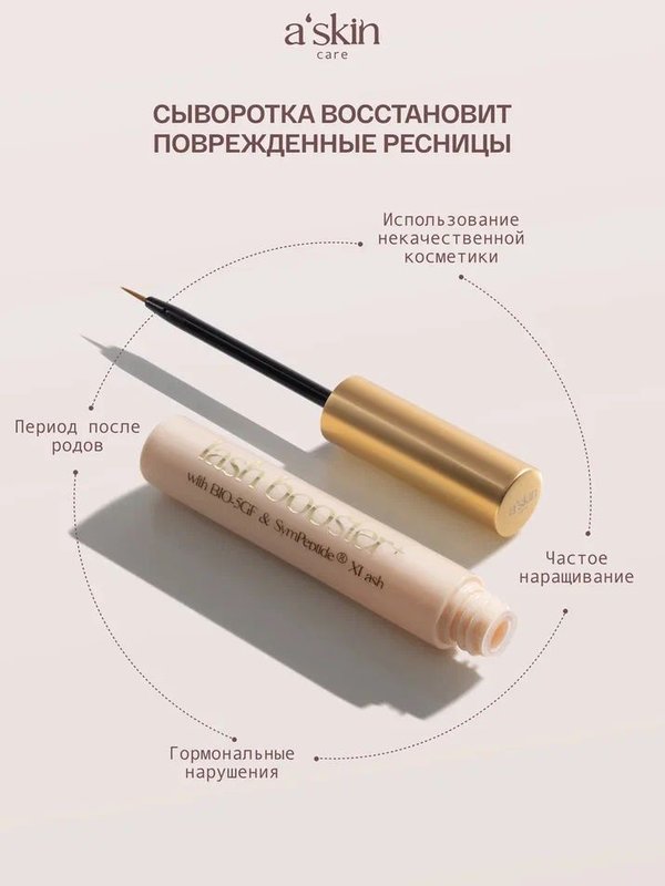 Сыворотка для роста ресниц и бровей, объем 5 мл, Корея