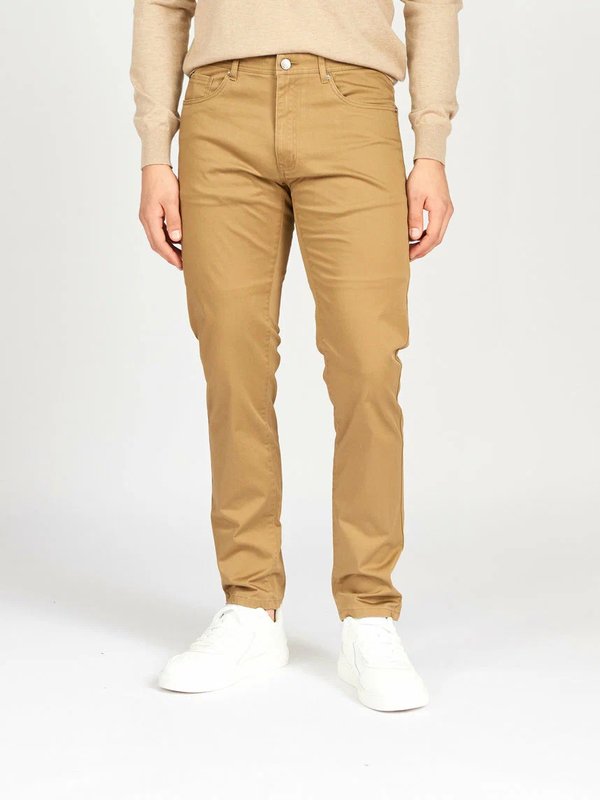 Брюки GROSTYLE 5-Pocket Satin Коричневый