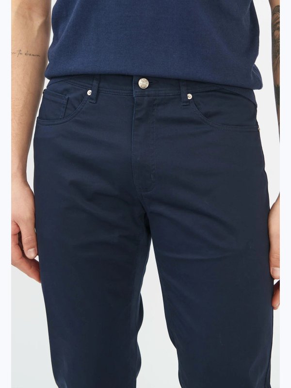 Брюки GROSTYLE 5-Pocket Satin Темно-синий