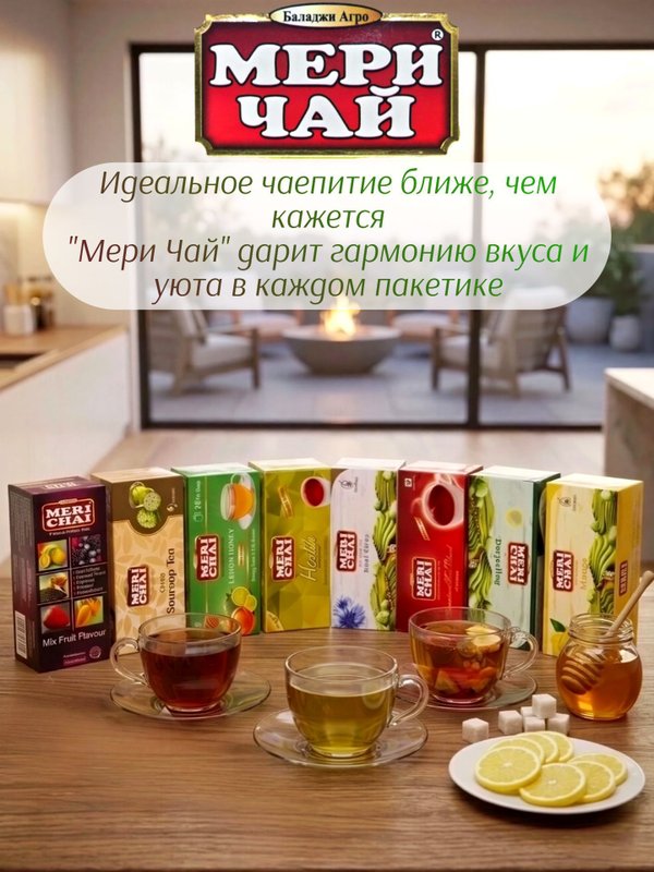 Мери Чай Высококачественный в пакетиках 25 пак. 5 шт.