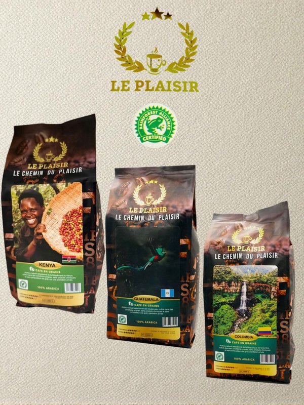 Кофе в зернах Le Plaisir Перу, Франция 1 кг. 1 шт.