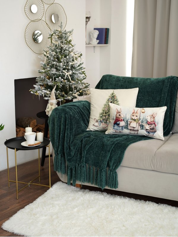 Lavatera_Home Новогодняя наволочка 30х50