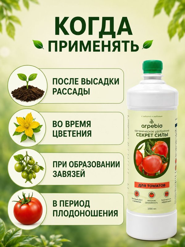 Удобрение для рассады универсальное ArPeBio 500 мл