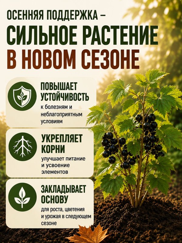 Удобрение для клубники осеннее / подкормка для клубники на подоконнике ArPeBio 500 мл