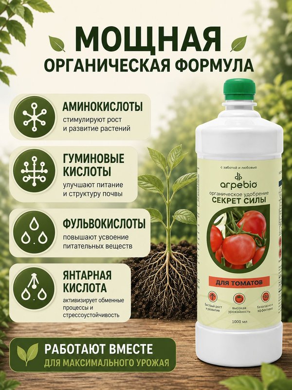 Удобрение для рассады универсальное ArPeBio 500 мл