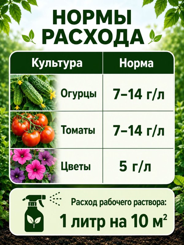 Средство от мучнистой росы на огурцах, фитофтороза и гнилей 4 шт х 20 гр / удобрение для защиты растений от болезней