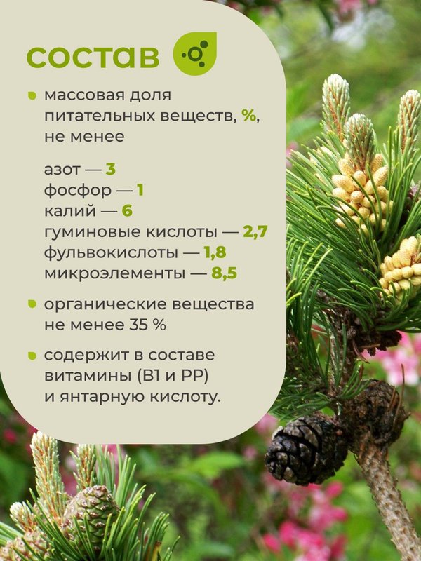Удобрение для хвойных осеннее 500 мл ArpeBio Секрет Силы/ подкормка для туи голубых елей сосен и можжевельника
