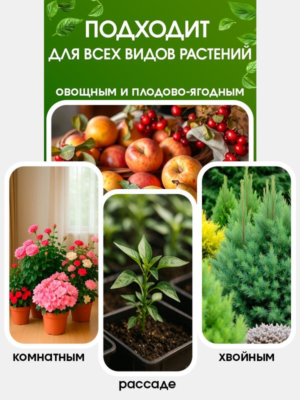 Корневин для растений для хвойных, для роз и комнатных цветов универсальный 250 гр