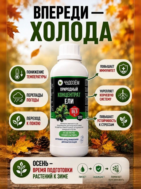 Антистресс для растений / стимулятор роста для растений комнатных Чудозём 1 л
