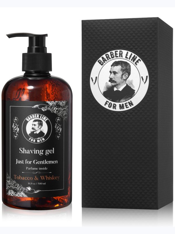 Гель для бритья мужской, прозрачный, Barber line, аромат Сандал и цитрус, 250 мл