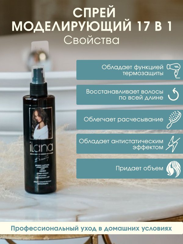 Косметический набор средств для кудрявых, вьющихся, поврежденных волос