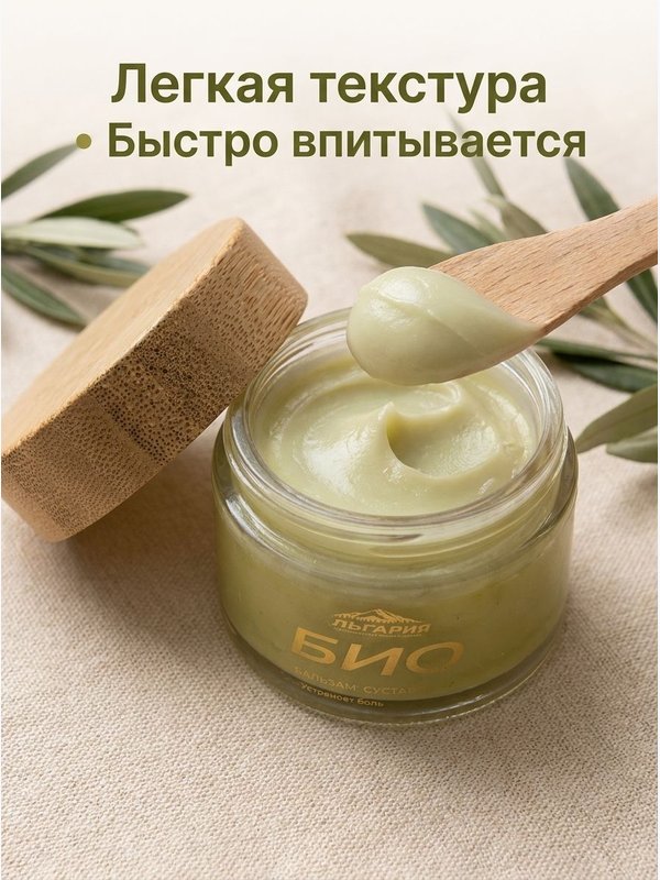 Био-крем "Здоровые суставы" для суставов, связок и мышц от отёчности
