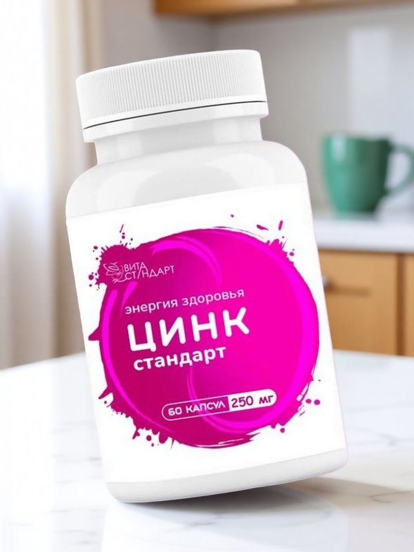 Цитрат цинка, 60 капсул, 250 мг