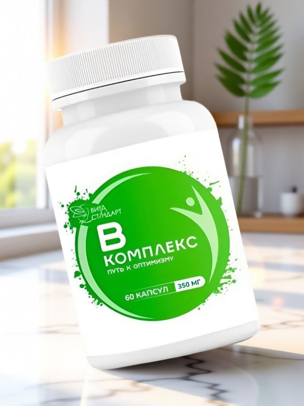 Витамины группы B, комплекс, капсулы 60 шт - энергия и здоровье нервов