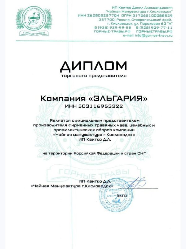Травяной сбор Иван-чай с чабрецом
