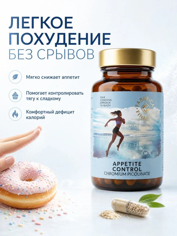 Пиколинат хрома для похудения 250 мкг /бад для похудения, 60 капсул