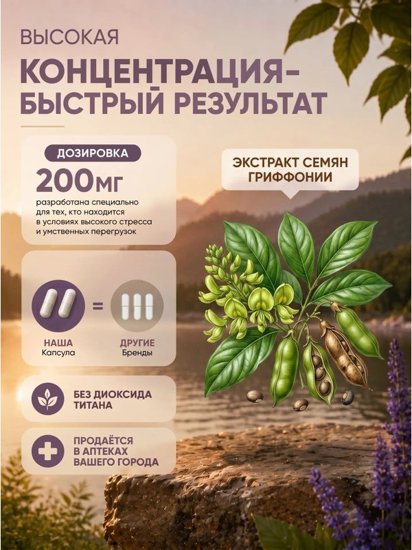 5-НТР 200 мг/ триптофан