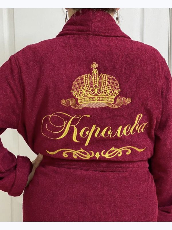 Женский халат ЛЮКС махровый