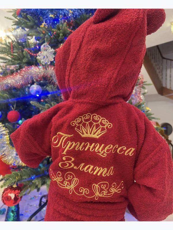Детский махровый халат